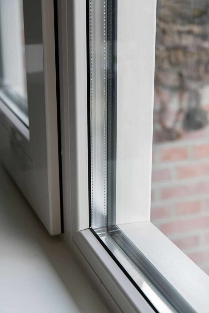 dubbel glas plaatsen in kunststof kozijnen