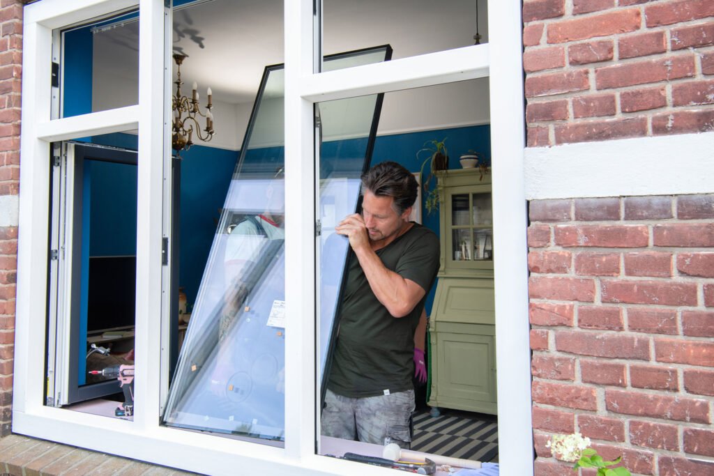 driedubbel glas kunststof kozijn